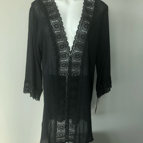 La Blanca NWT V -Neck Tunic Coverup - Picture 4 of 7